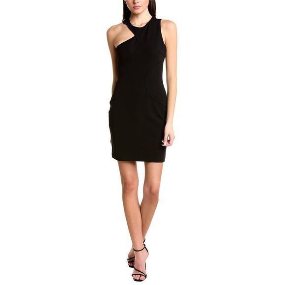 Et Ochs WomensPaisley Mini Dress, Black